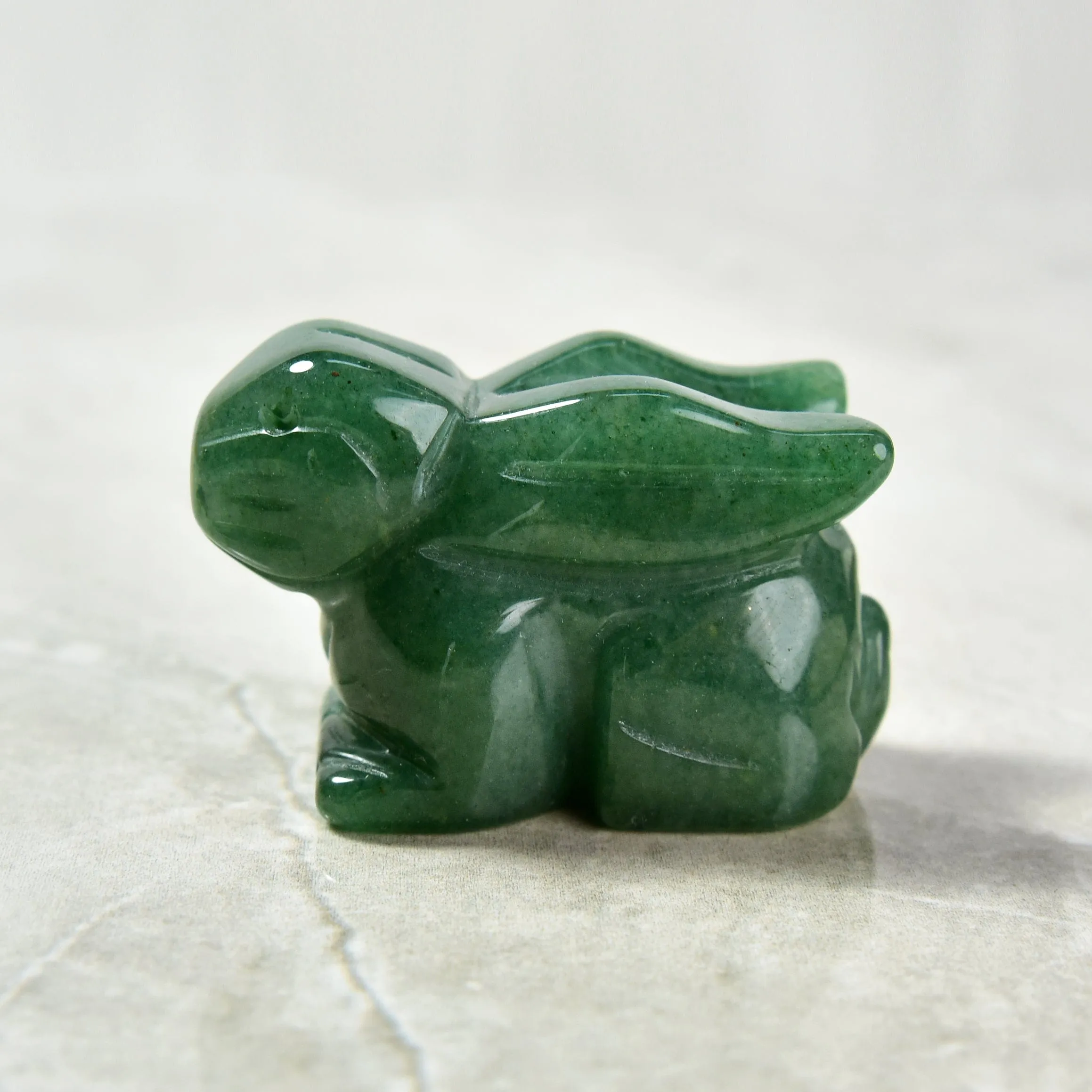 2 Aventurine Rabbit Natural Gemstone Carving