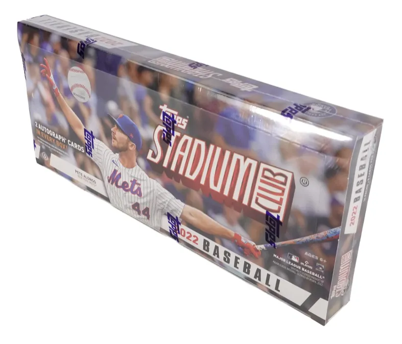 2022 Topps Stadium Club Baseball Hobby Box 16 Packs Per Box, 8 Cards Per Pack