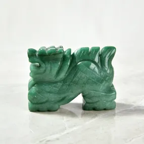 2.5 Aventurine Dragon Natural Gemstone Carving