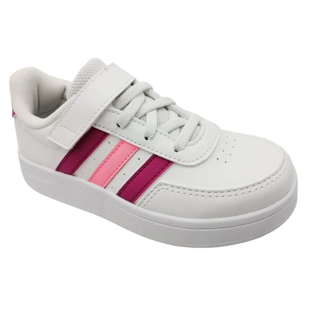 Adidas Tenis De Niñas Casual Con Agujetas Y Velcro HP8966 Breaknet 2.0 El K