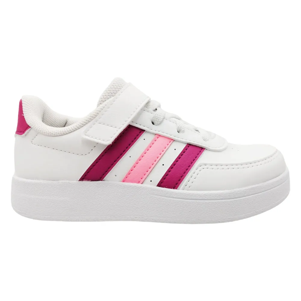 Adidas Tenis De Niñas Casual Con Agujetas Y Velcro HP8966 Breaknet 2.0 El K