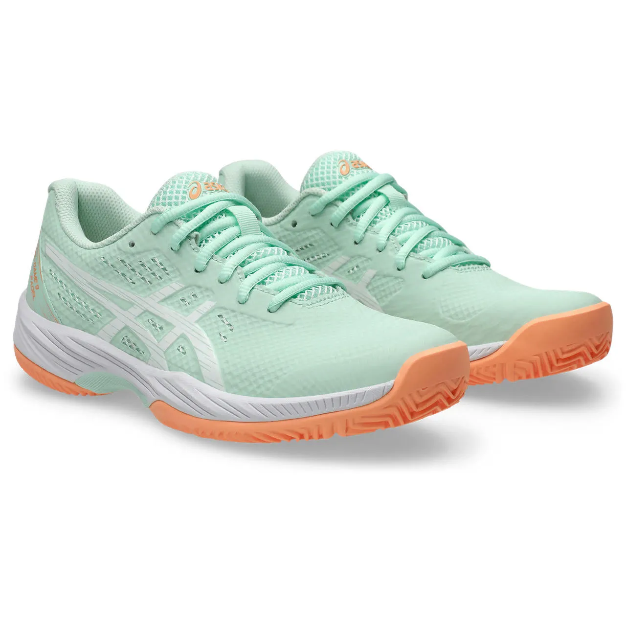 Asics Padelschoen Gel Game 9 Dames Groen Oranje