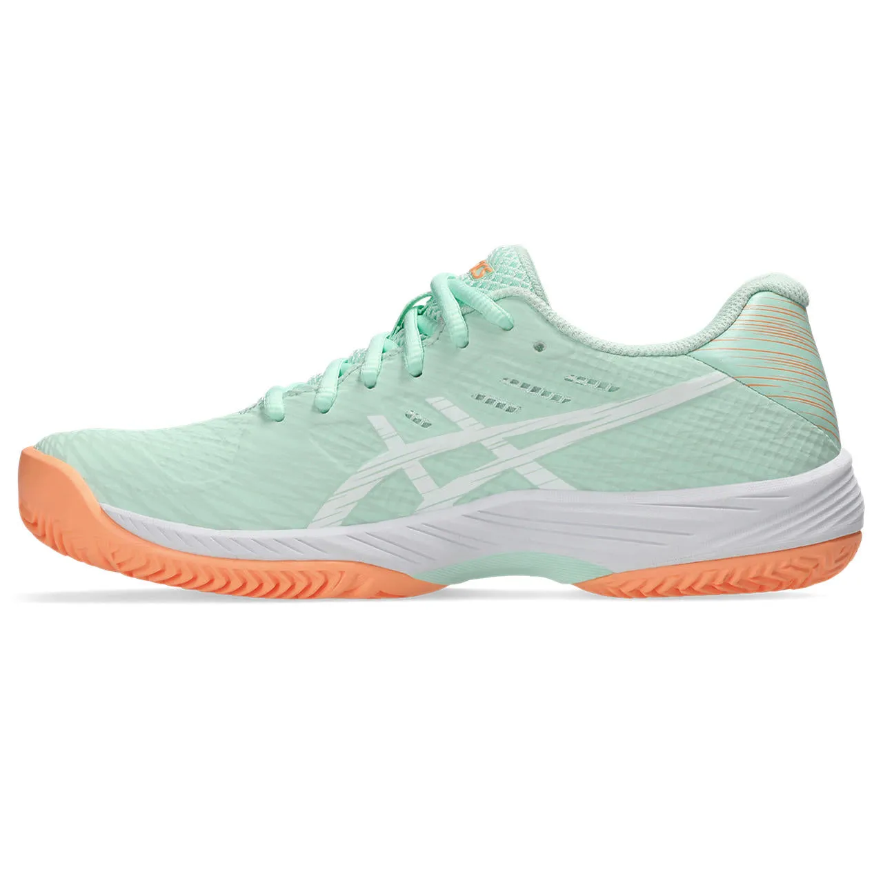 Asics Padelschoen Gel Game 9 Dames Groen Oranje