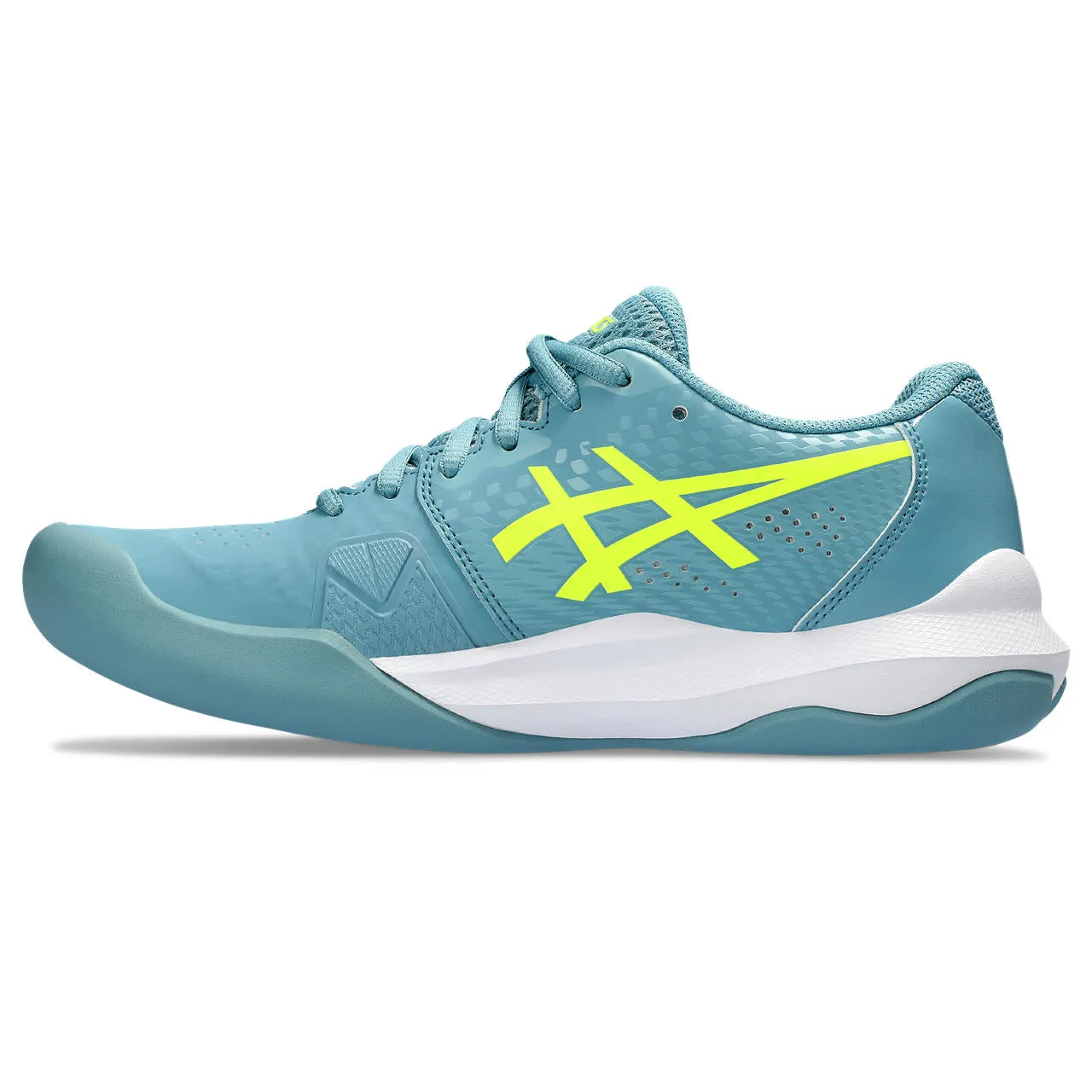 Asics Tennisschoen Gel Challenger 14 Indoor Dames Groen Geel