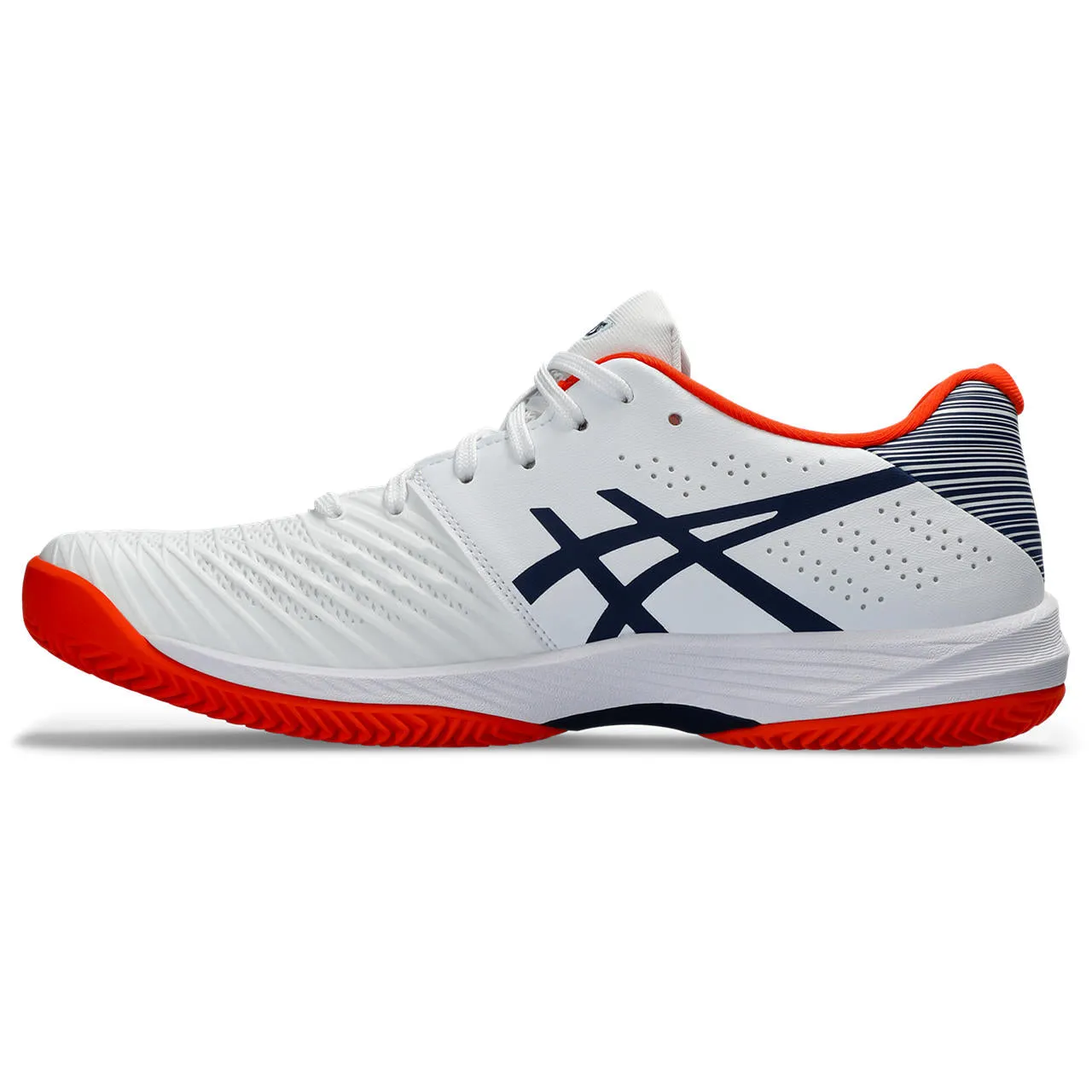 Asics Tennisschoen Solution Swift FF Clay Heren Wit Blauw Rood