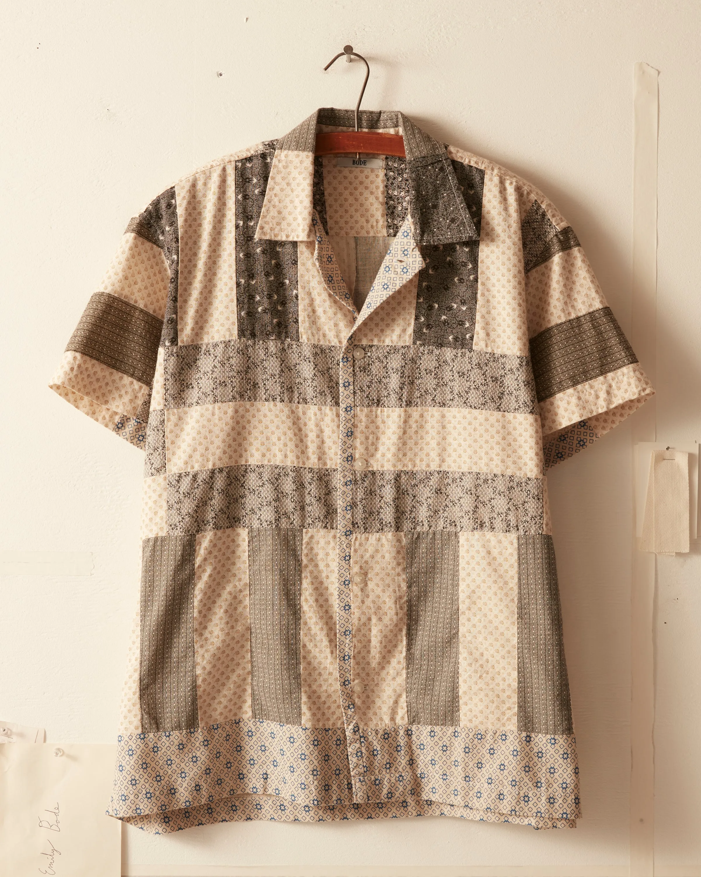 Bar Quilt Short Sleeve Shirt