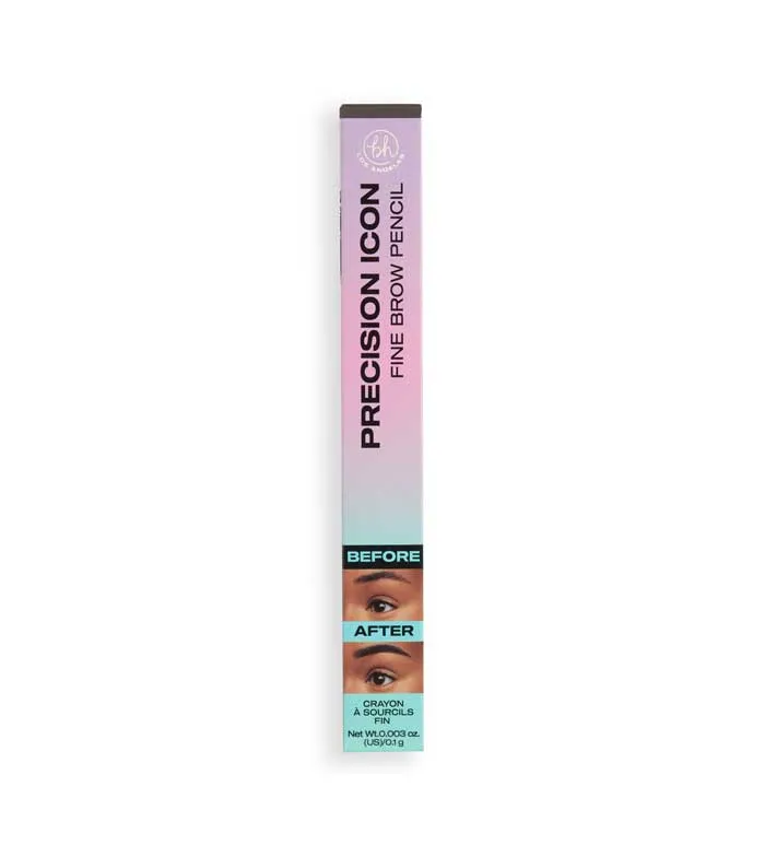 BH Cosmetics - Lápiz para cejas Precision Icon Fine Brow - Ebony