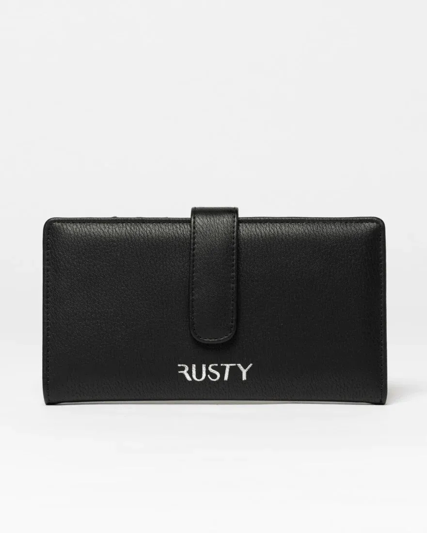 Billetera Rusty Essence Flap Wallet* Black