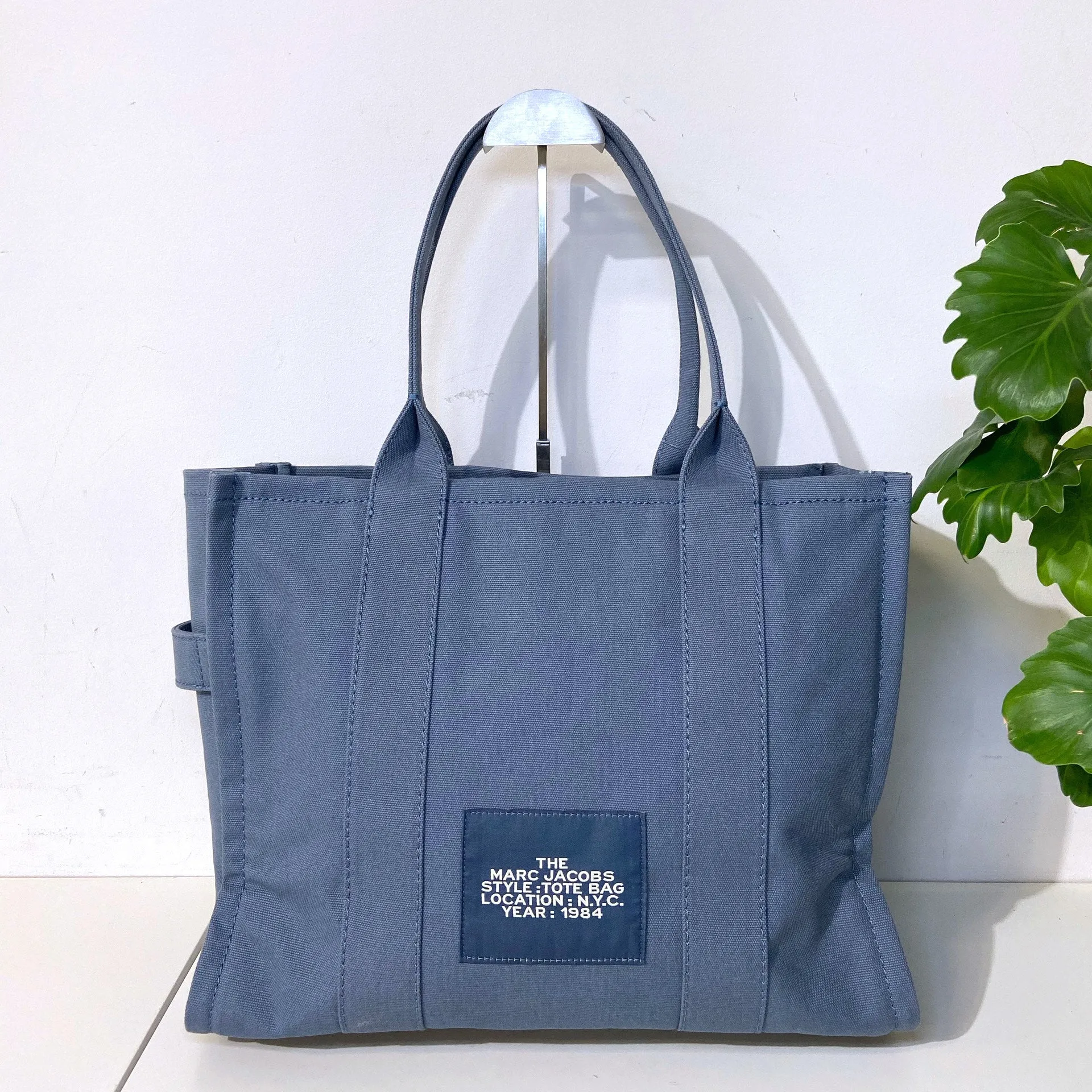 Blue Canvas Tote