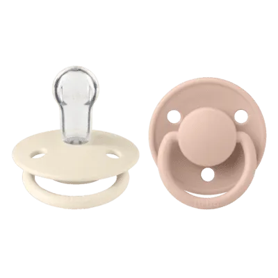 Blush & Ivory Silicone - Bibs de Lux (0-36m)