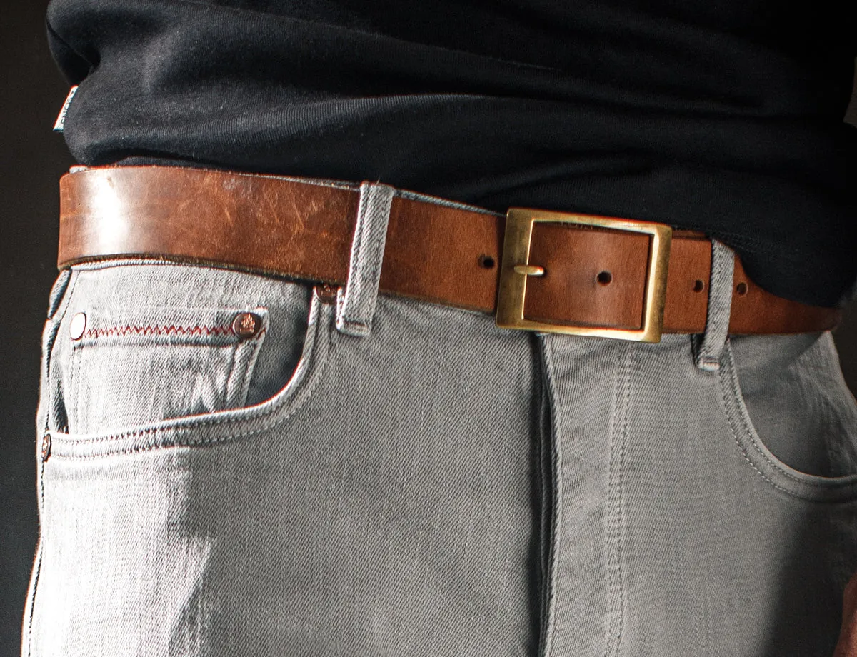 Brown Leather Belt