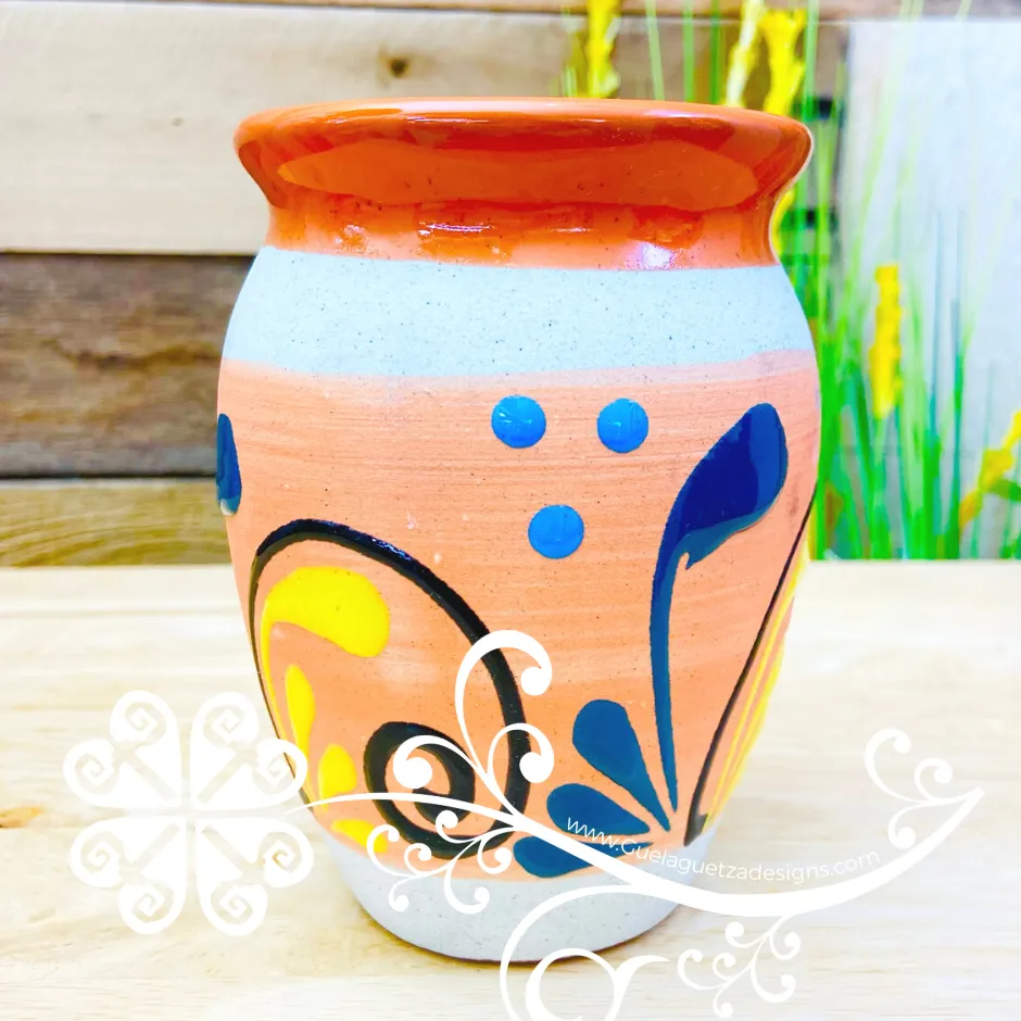 Cantarito Fiesta Decorated Cup