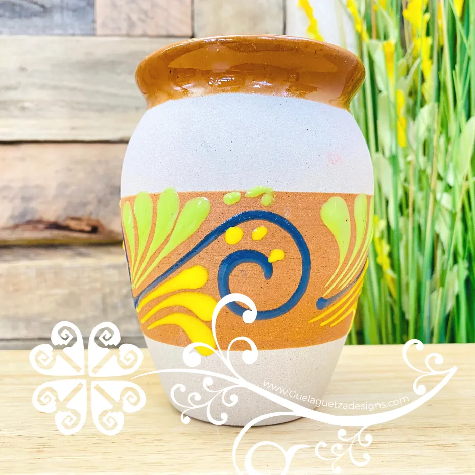 Cantarito Fiesta Decorated Cup