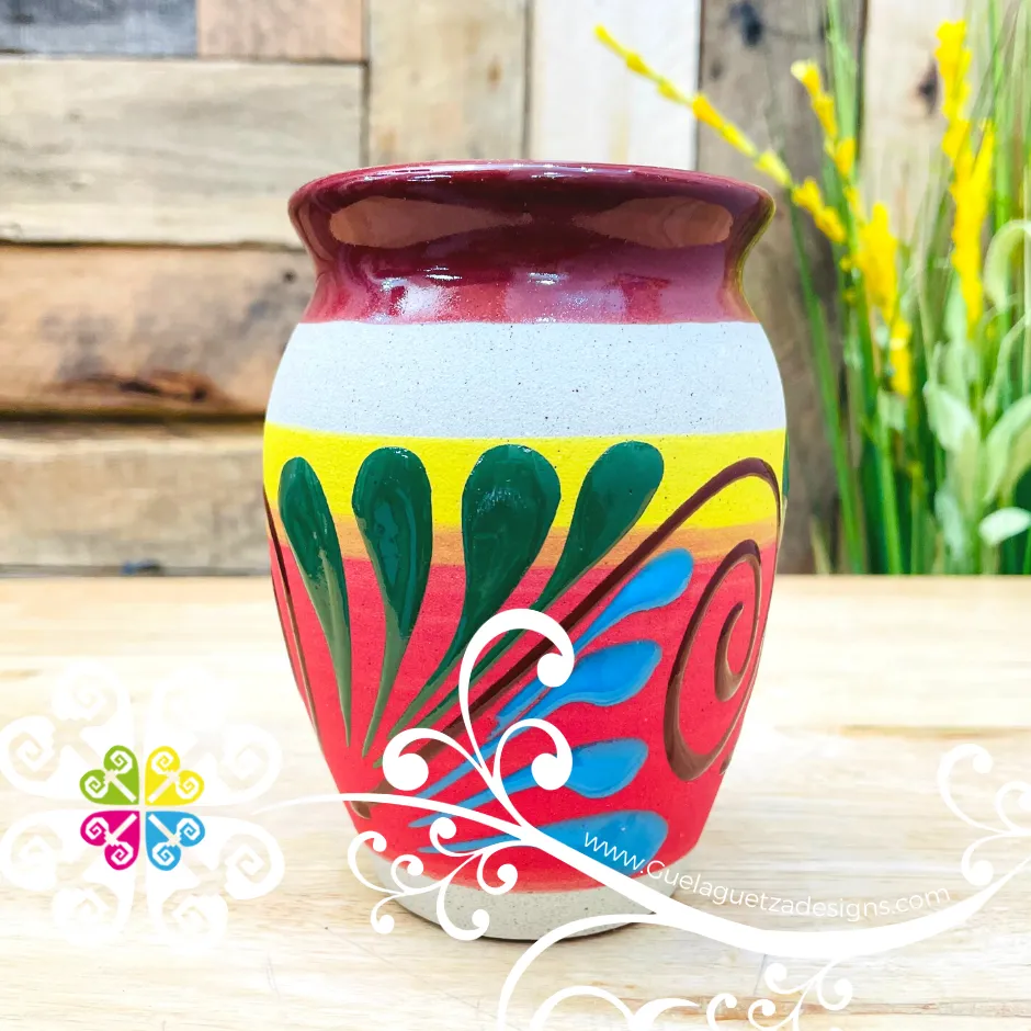 Cantarito Fiesta Decorated Cup