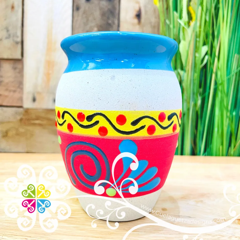 Cantarito Fiesta Decorated Cup