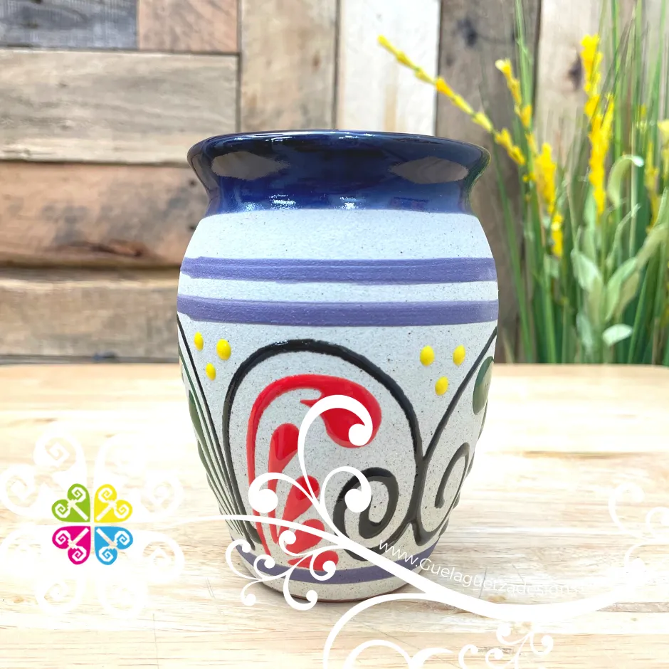 Cantarito Fiesta Decorated Cup