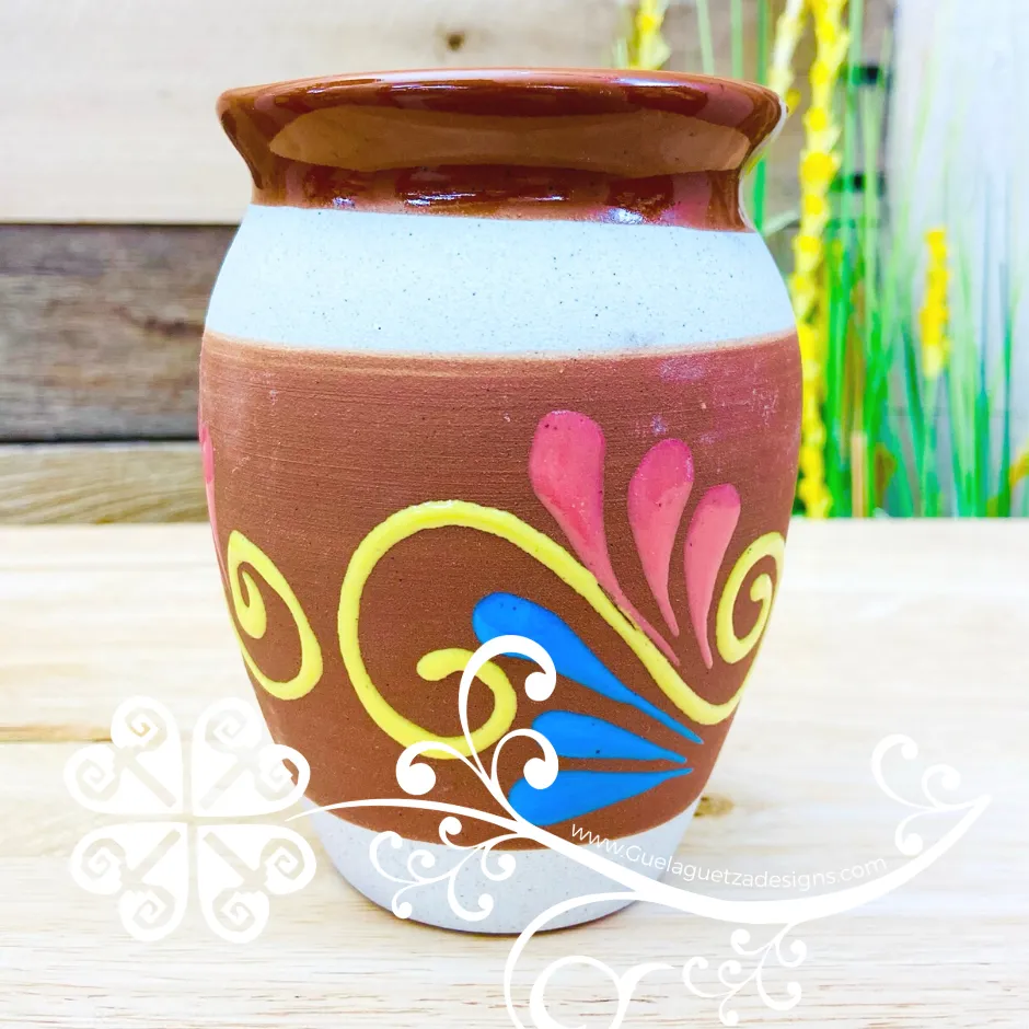 Cantarito Fiesta Decorated Cup