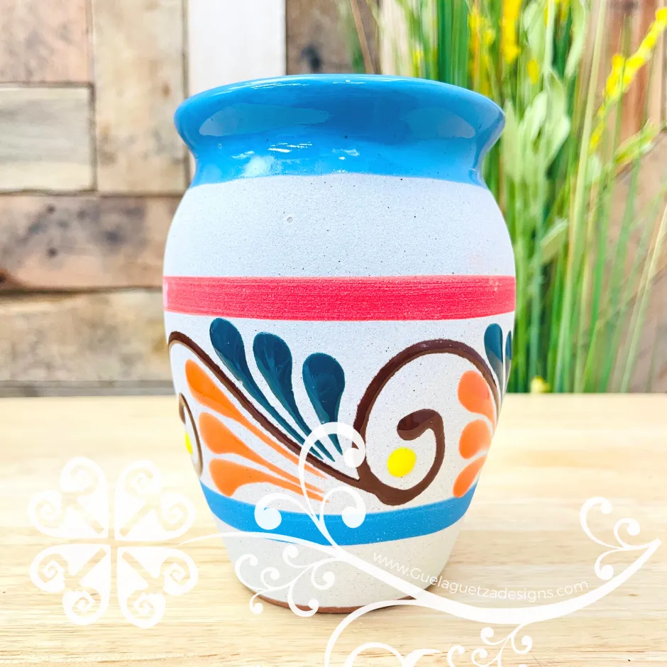 Cantarito Fiesta Decorated Cup