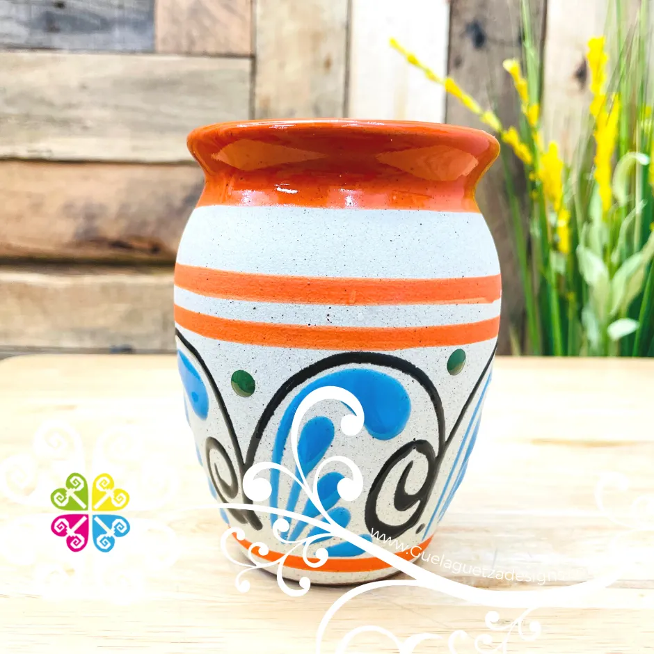 Cantarito Fiesta Decorated Cup