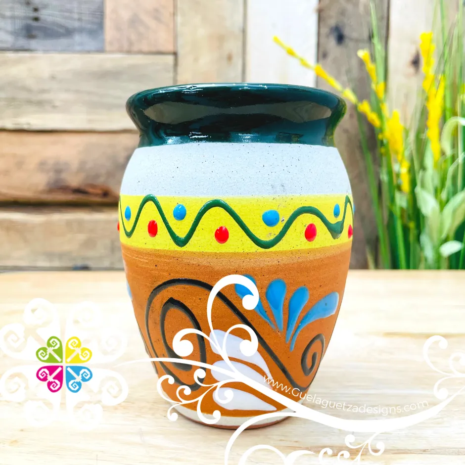 Cantarito Fiesta Decorated Cup