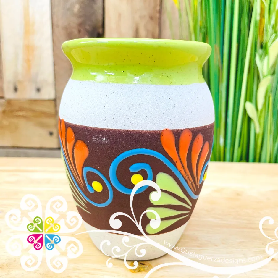 Cantarito Fiesta Decorated Cup