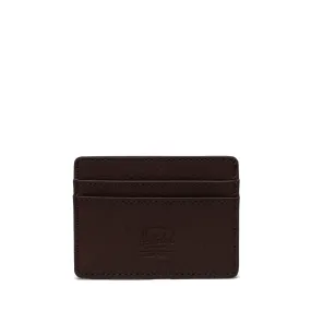 Carteira Herschel Charlie Vegan Leather RFID Chicory Coffee