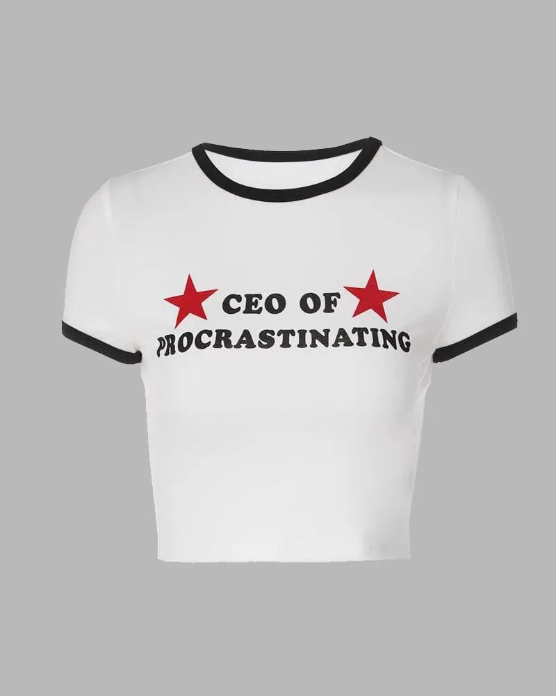 CEO Of Procrastinating T-shirt