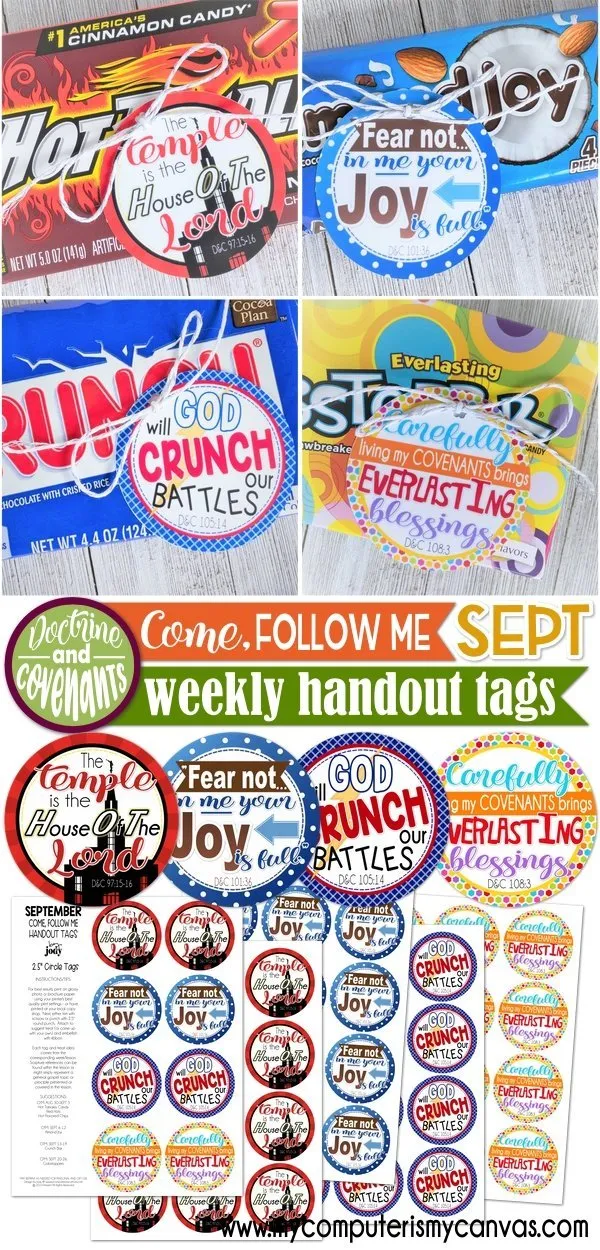 CFM D&C Handout Tags {SEPT 2021} PRINTABLE