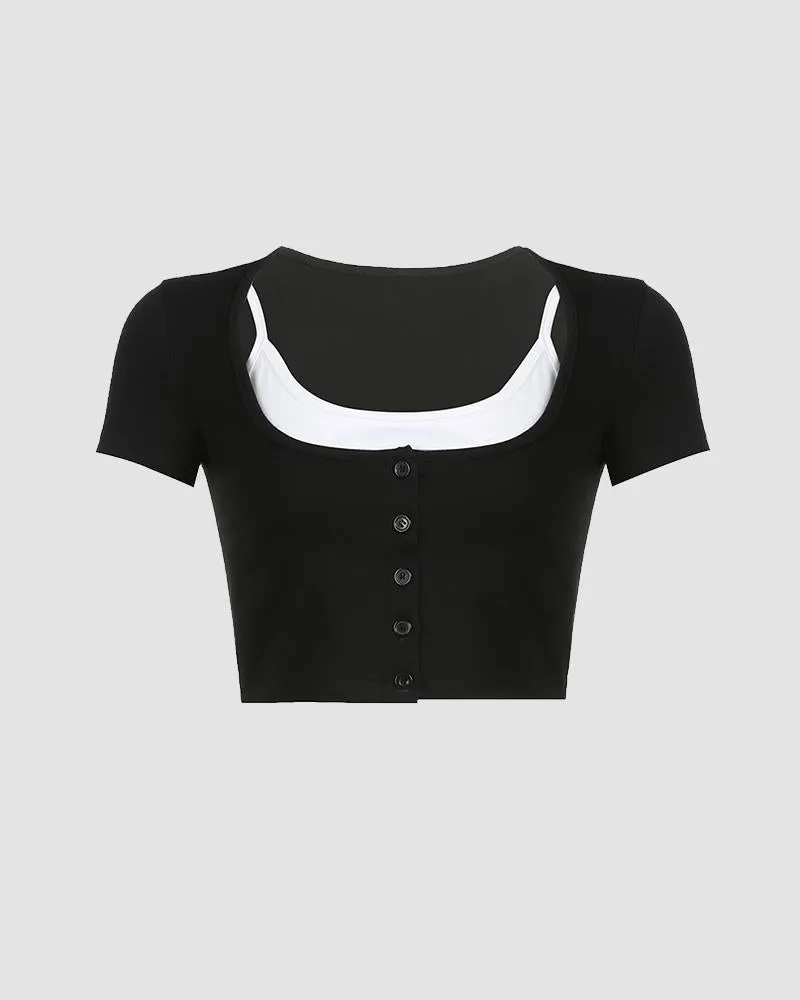 Ebony Rise Crop Top