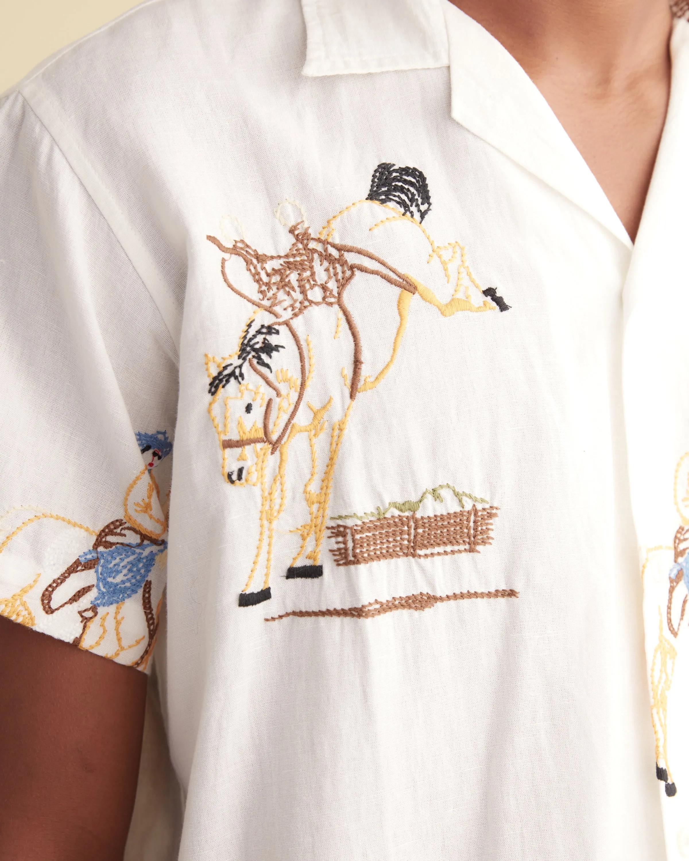 Embroidered Buckaroo Short Sleeve Shirt