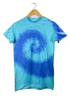 Forget Me Not Blue Tie-Dye Unisex Tee