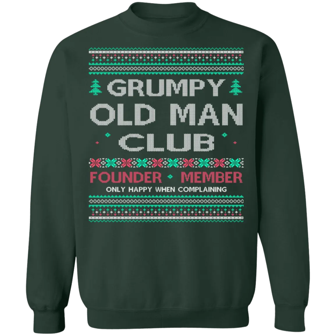 Grumpy Old Man Ugly Christmas Sweater