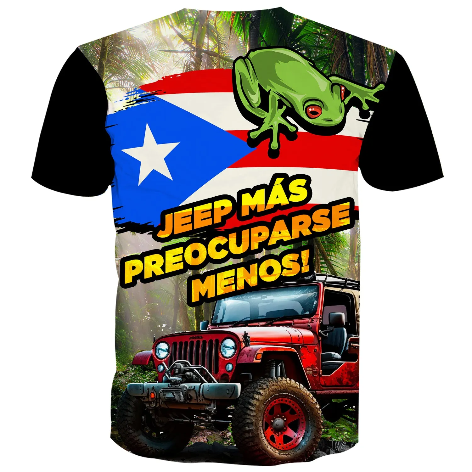 Jeep Mas Preocuparse Menos! - T-Shirt