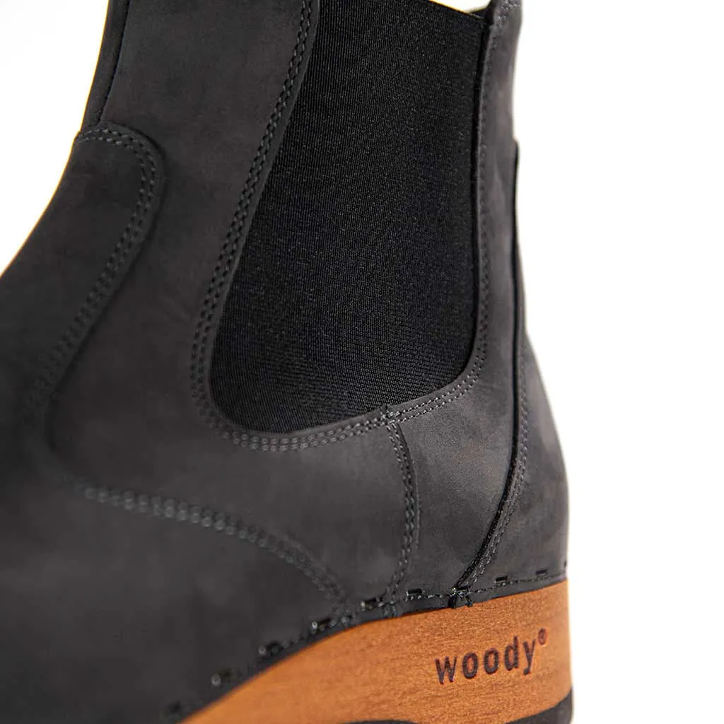 Jutta Damen Clog Stiefelette woody®