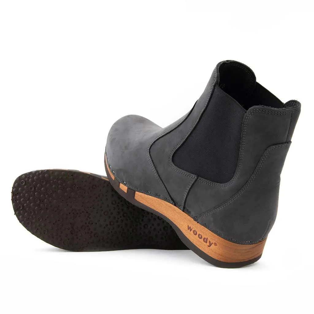 Jutta Damen Clog Stiefelette woody®