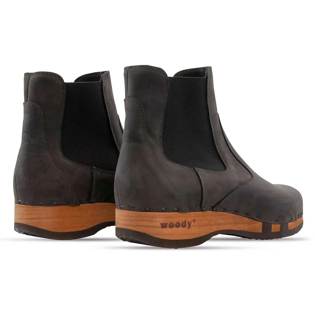 Jutta Damen Clog Stiefelette woody®