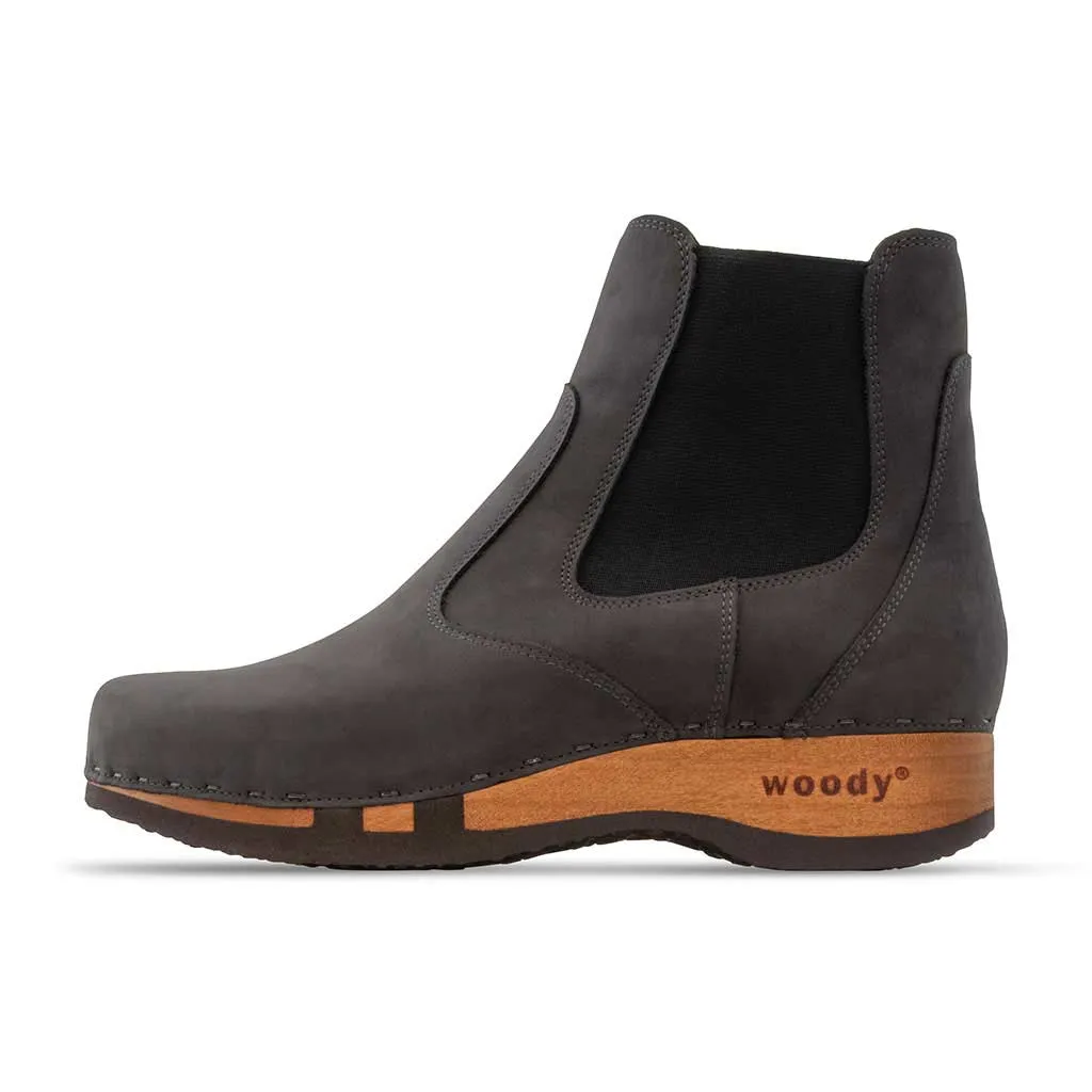 Jutta Damen Clog Stiefelette woody®