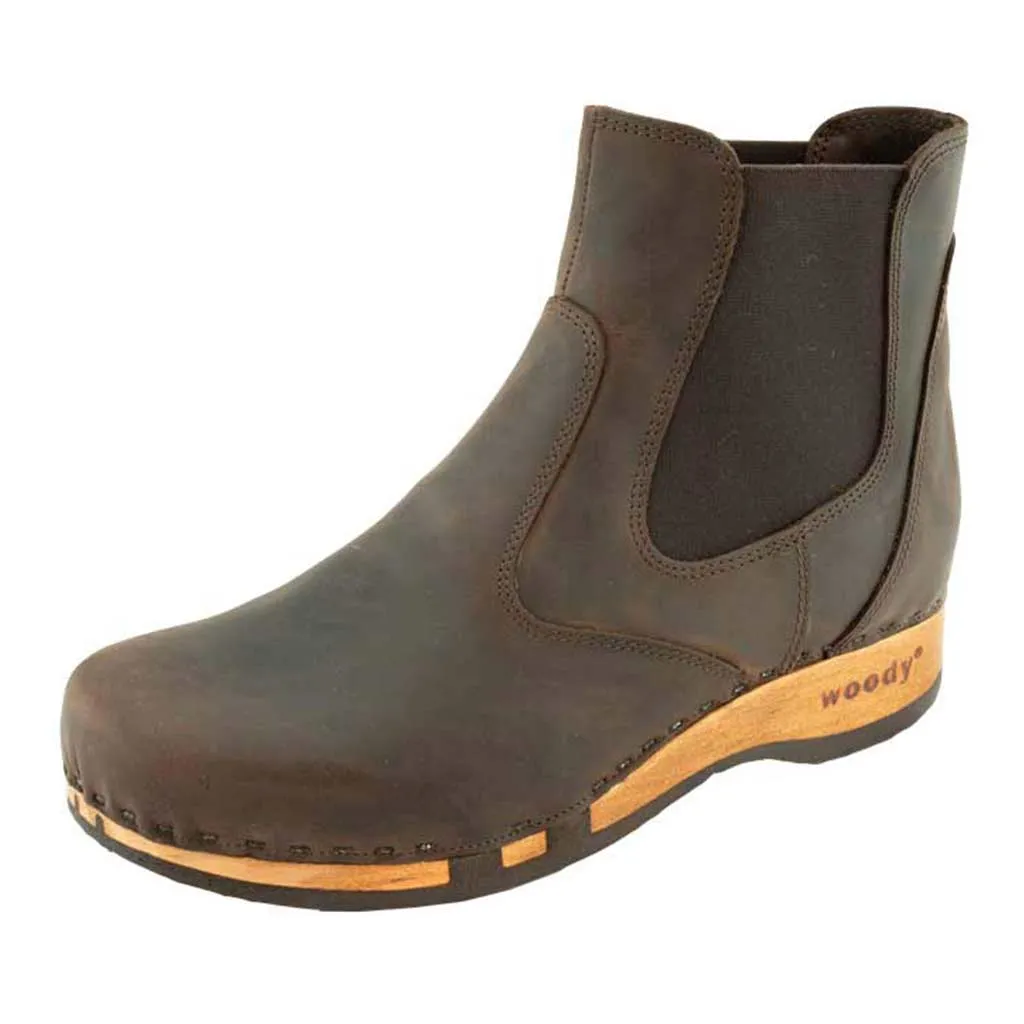 Jutta Damen Clog Stiefelette woody®