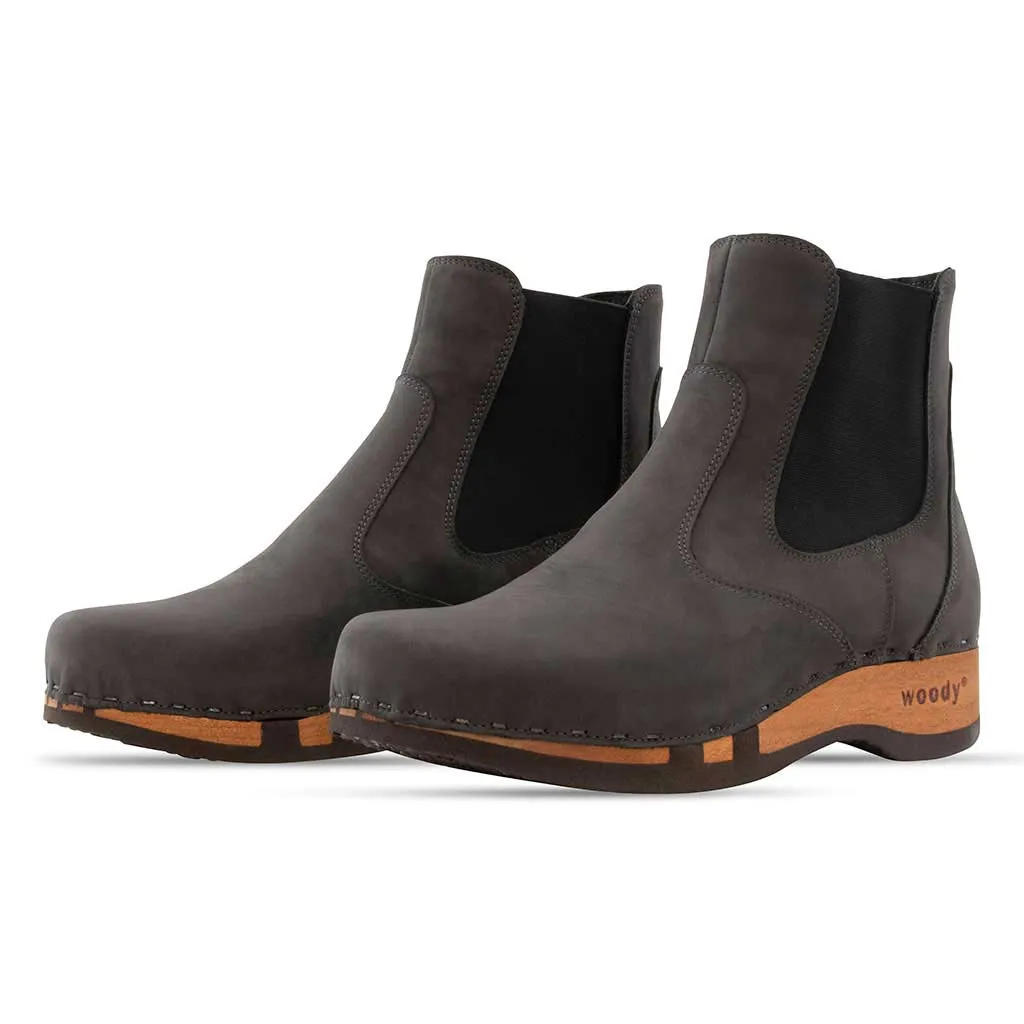 Jutta Damen Clog Stiefelette woody®