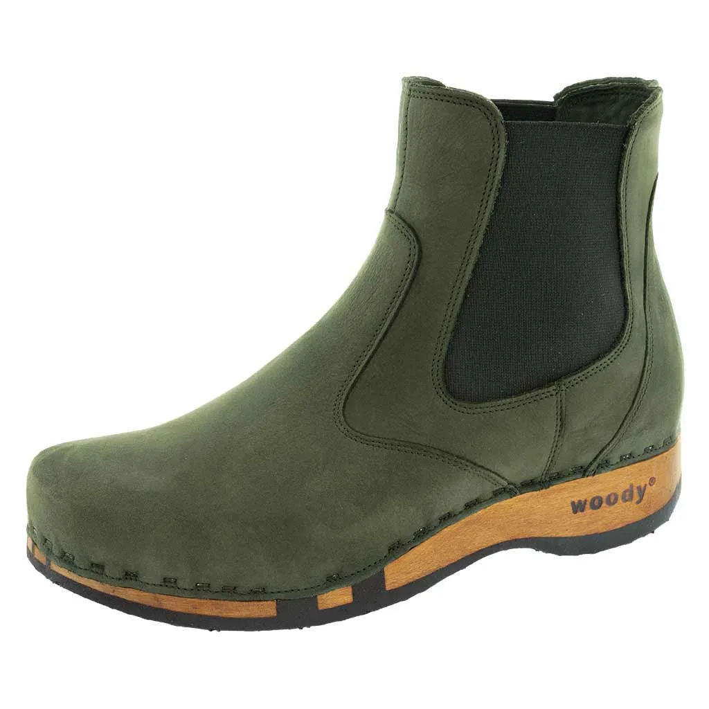 Jutta Damen Clog Stiefelette woody®