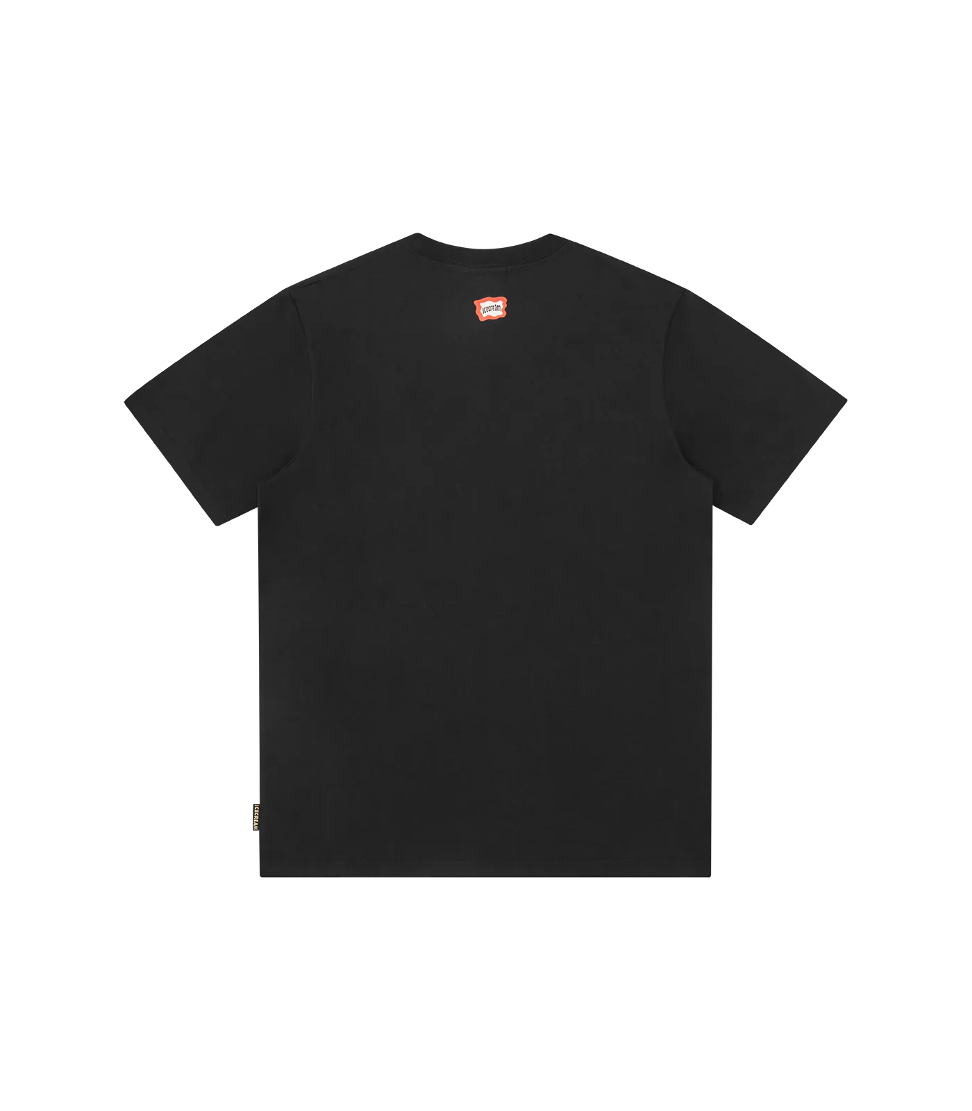 KIRIGAMI FLOCK RUNNING DOG T-SHIRT - BLACK