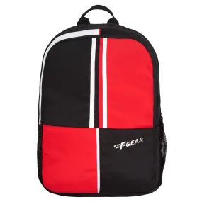 Medusa 28L Black Red Backpack with Raincover