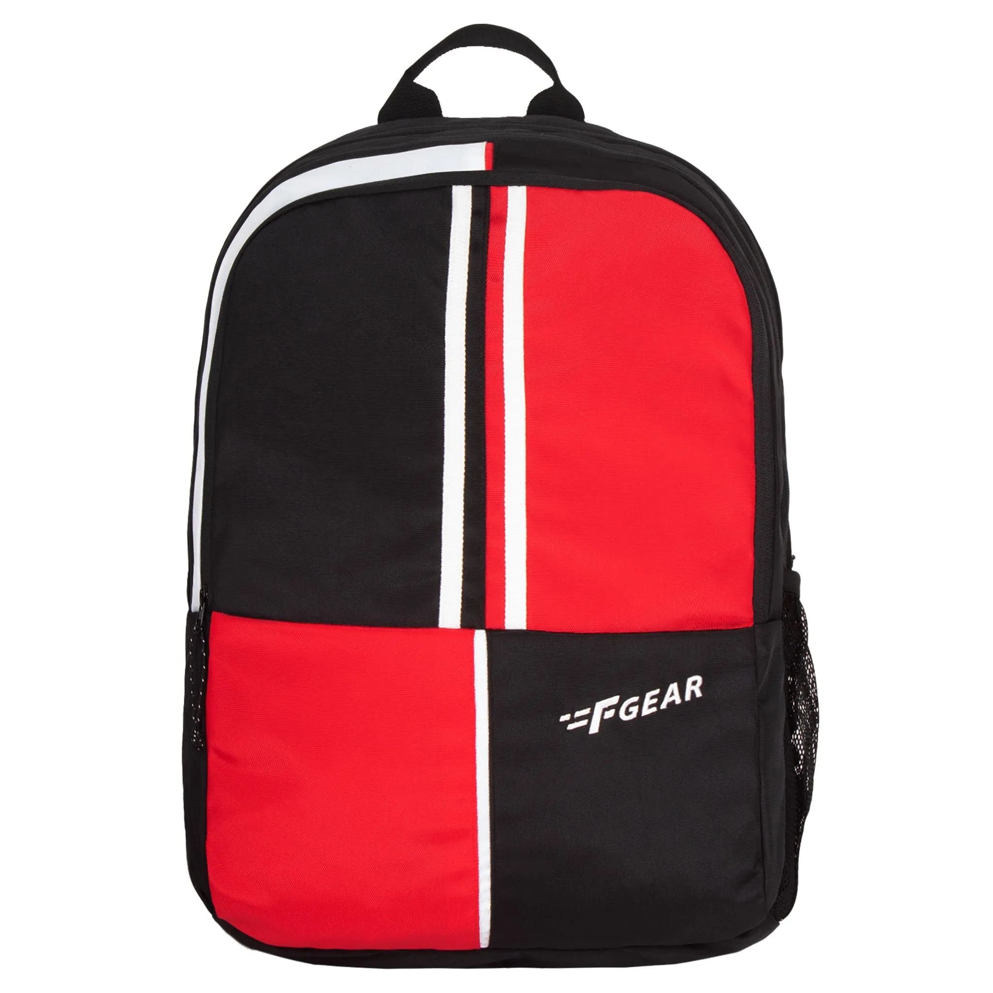 Medusa 28L Black Red Backpack with Raincover