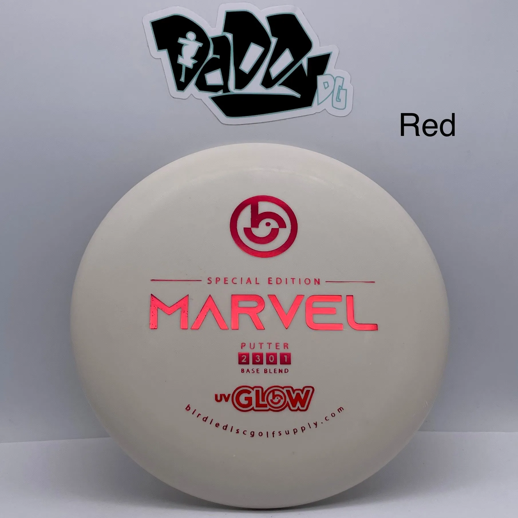 **NEW Birdie Disc Golf Base Blend Marvel UV Glow Putt & Approach