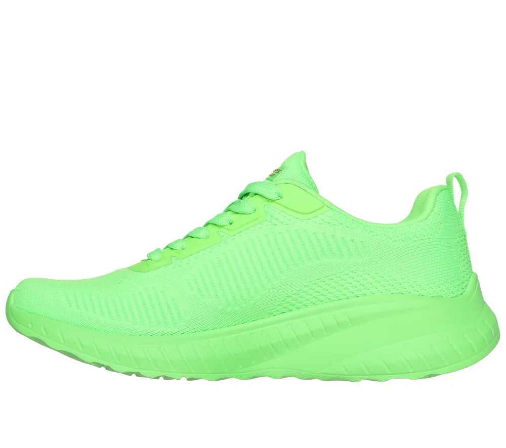 Pantofi sport, dama, SKECHERS BOB'S SQUAD CHAOS-COOL RYTHMS, 117216-LIME verde, textil