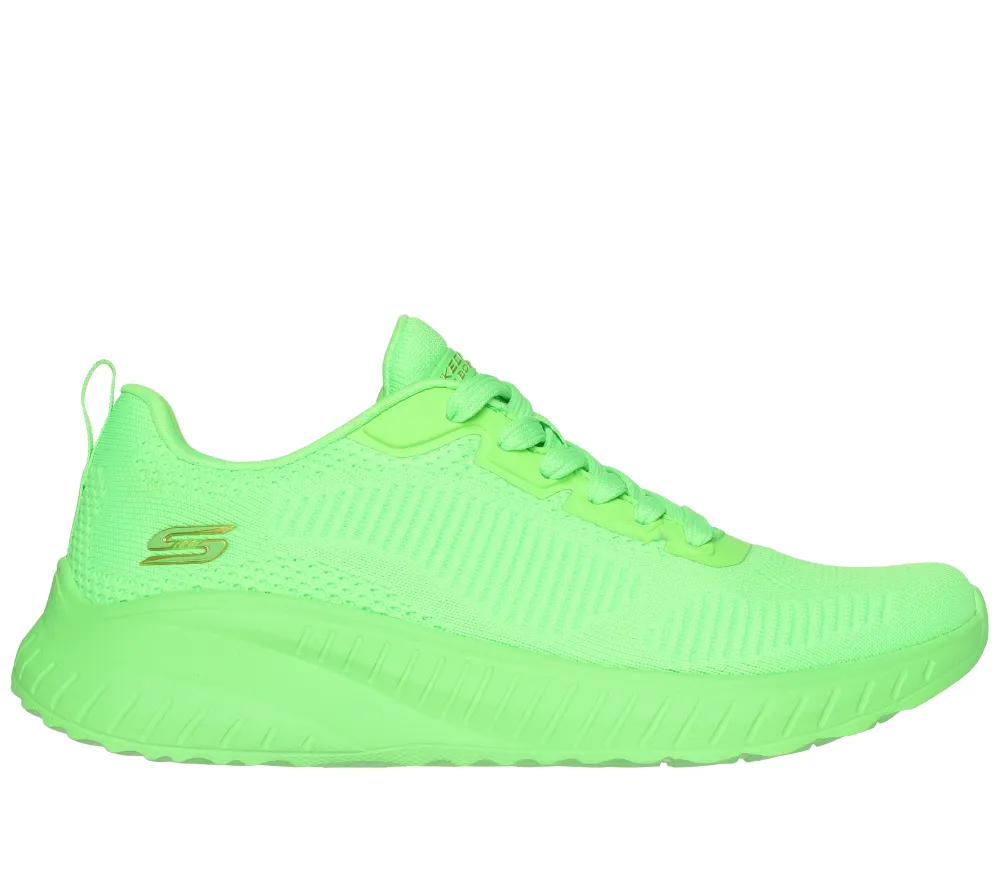 Pantofi sport, dama, SKECHERS BOB'S SQUAD CHAOS-COOL RYTHMS, 117216-LIME verde, textil