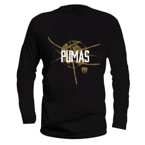 Playera Pumas UNAM Hombre Manga Larga Balón OD77245