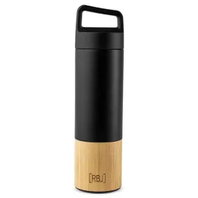 RBL Thermosfles Zwart/Bamboe 530ml