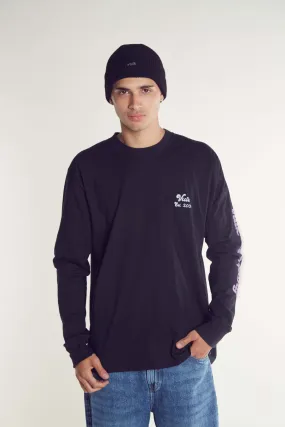 Remera Ml Vulk Road Ls Tee Black