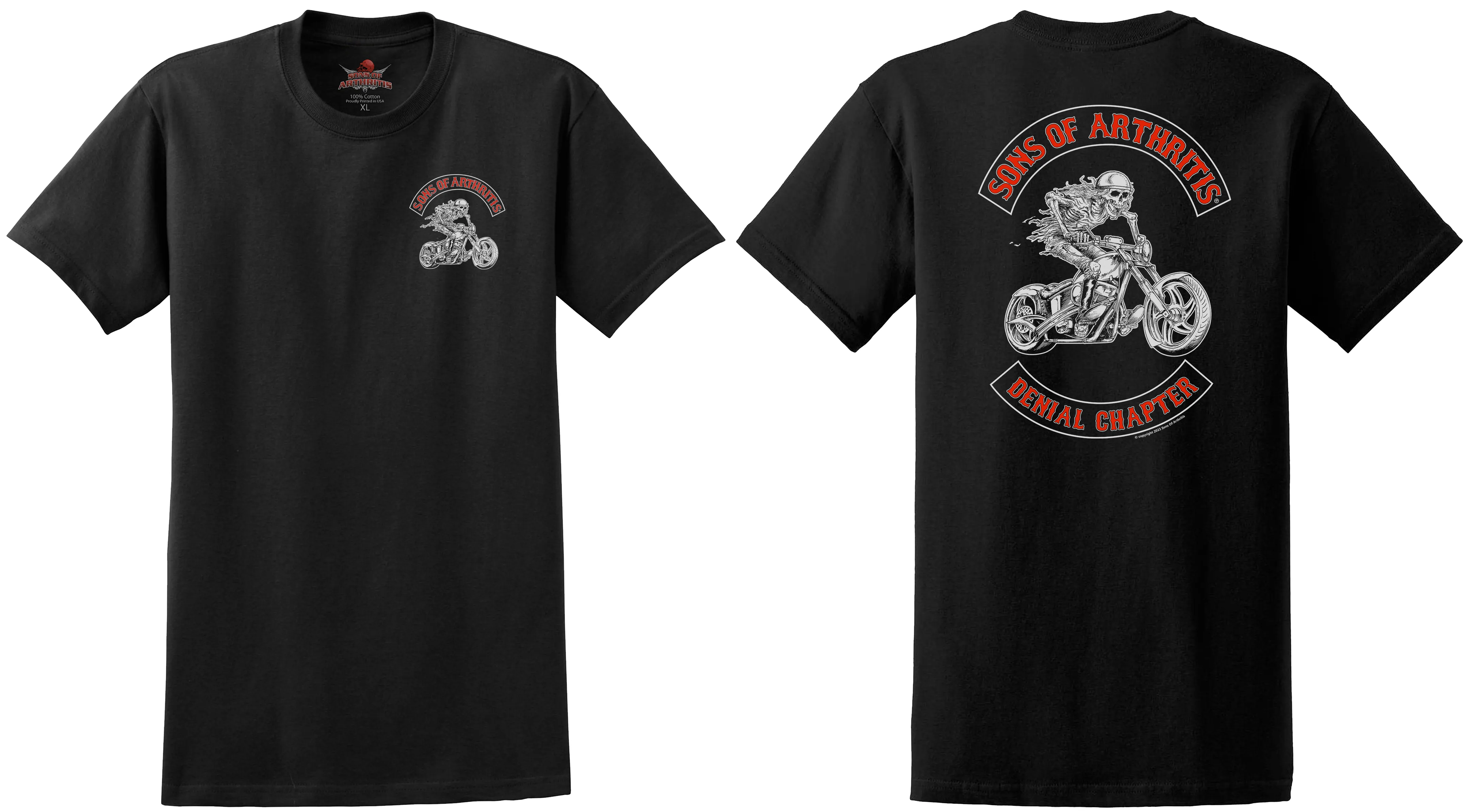 Sons of Arthritis Denial Chapter - Black (See More Styles)